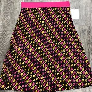 NWT Lularoe Jill pleated skirt large
